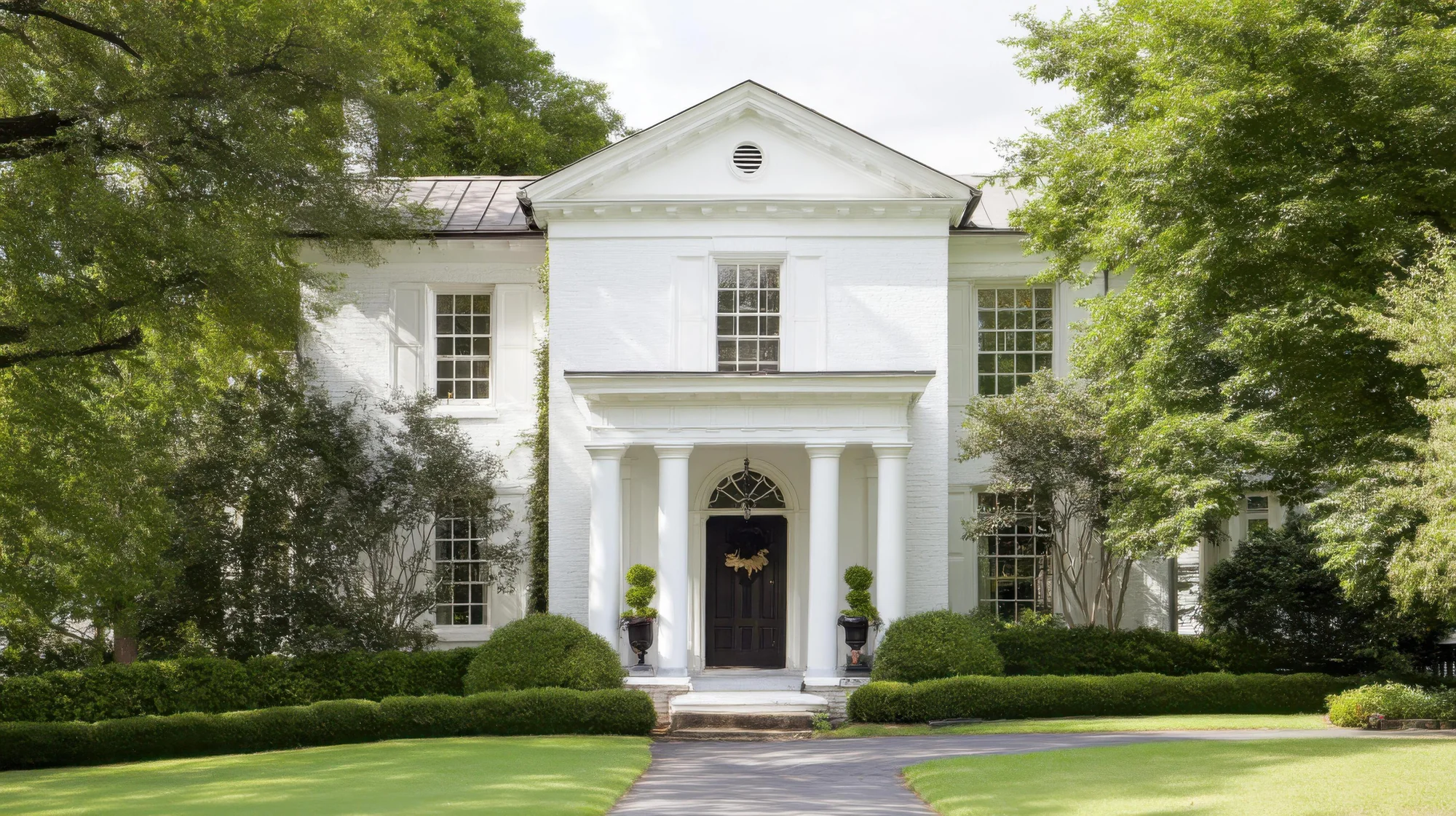 Neoclassical Birmingham-area home representing James Faulkner's local market perspective
